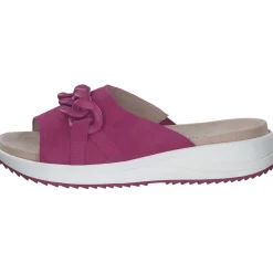 Caprice 27204, Plateau-Pantoletten, Damen, FUCHSIA SUEDE