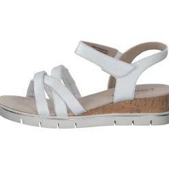 Caprice 28709, Plateau-Sandaletten, Damen, Weiß