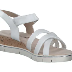 Caprice 28709, Plateau-Sandaletten, Damen, Weiß