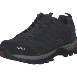 CMP Rigel Low 3Q13247, Trekkingschuhe, Herren, Schwarz (Asphalt-Syrah)