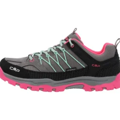 CMP Rigel Low 3Q54554 W, Trekkingschuhe, Kinder, cemento-pink fluo