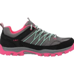 CMP Rigel Low 3Q54554 W, Trekkingschuhe, Kinder, cemento-pink fluo