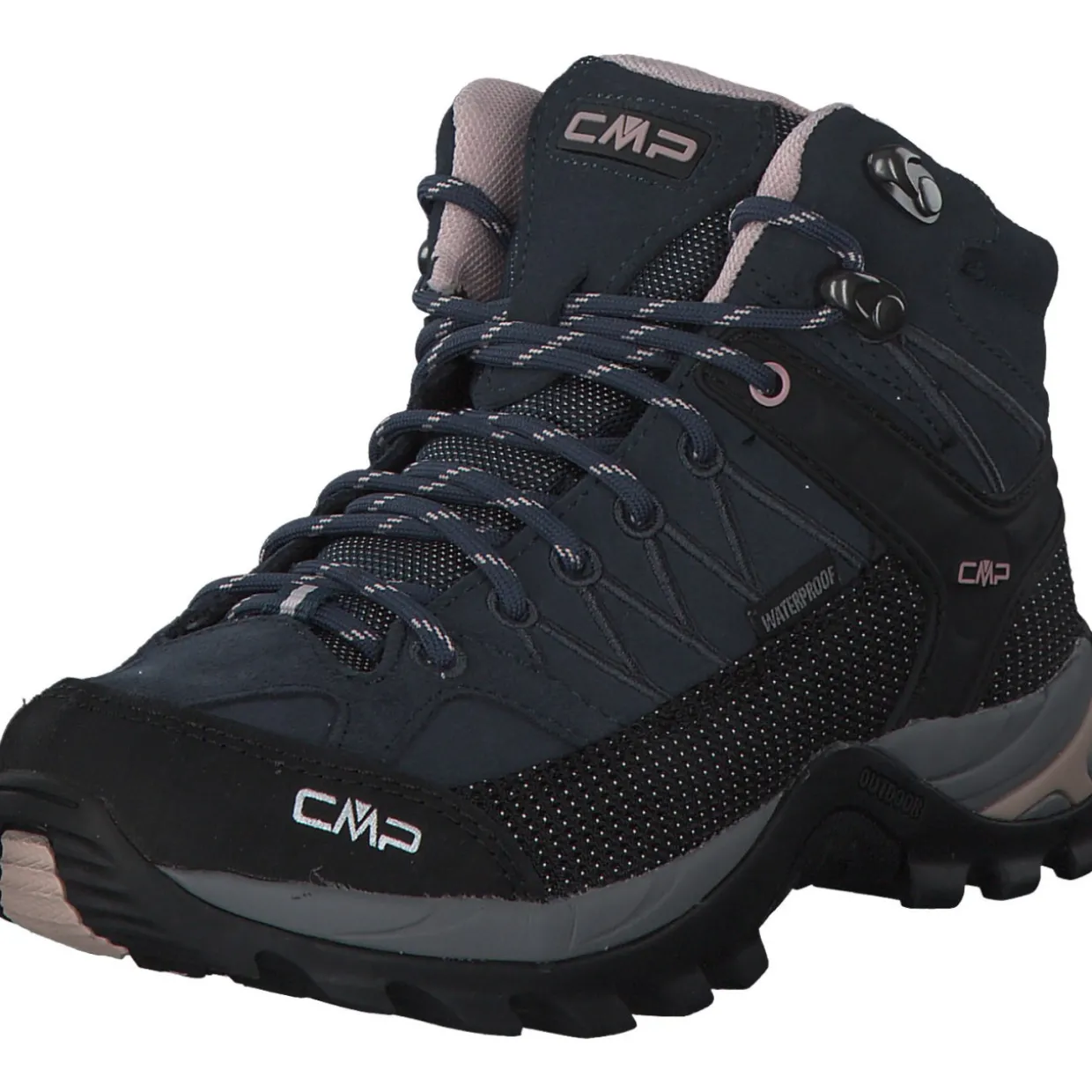 CMP Rigel Mid 3Q12946, Trekkingschuhe, Damen, asphalt antracite rose