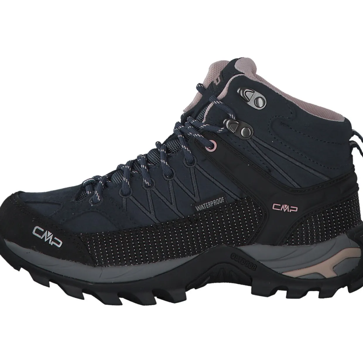 CMP Rigel Mid 3Q12946, Trekkingschuhe, Damen, asphalt antracite rose