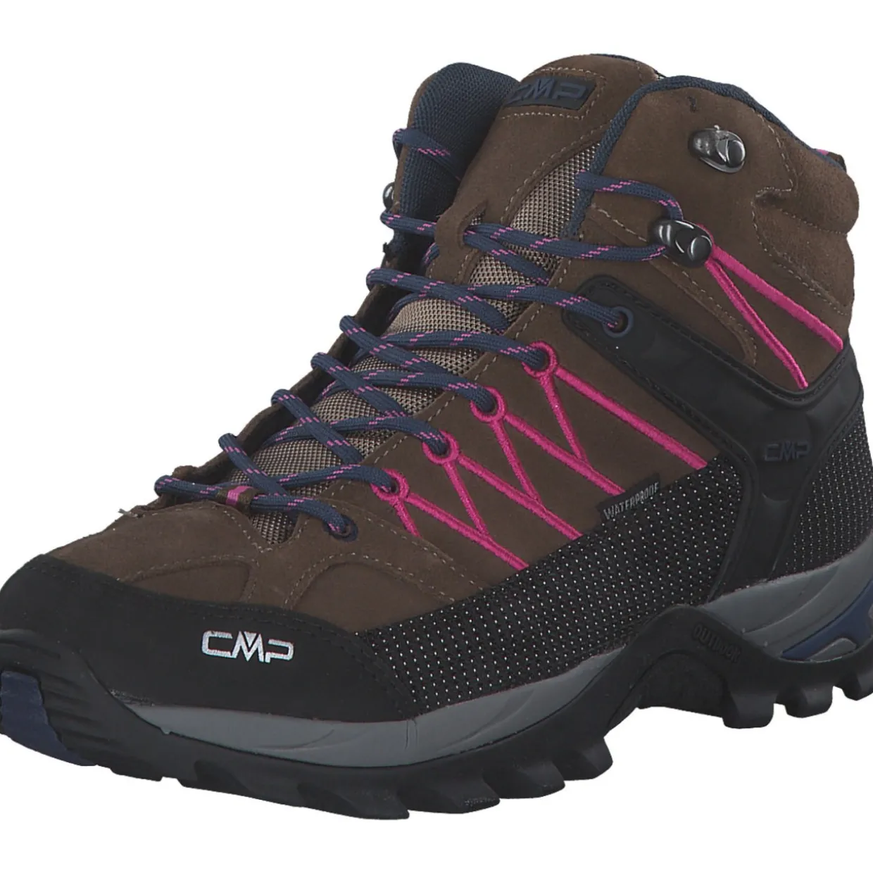 CMP Rigel Mid 3Q12946, Wanderstiefel, Damen, castoro/malva