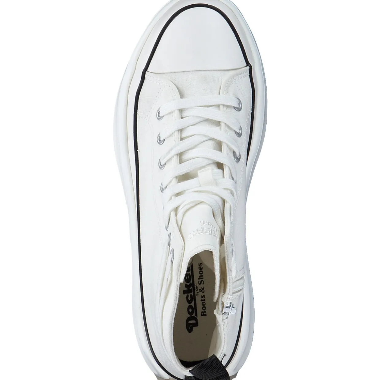 Dockers 51IV201, Stiefel, Damen, weiss/schwarz