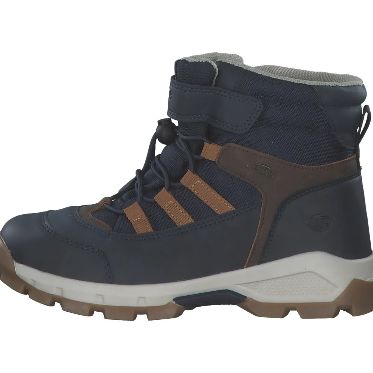 Dockers 53SV701-637606, Winterstiefel, Kinder, blau/multi