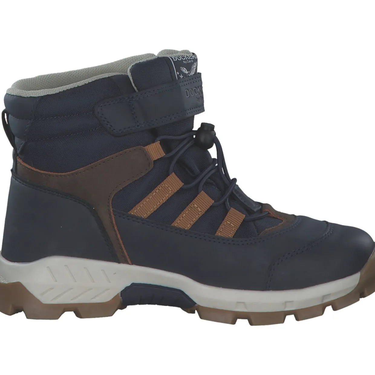 Dockers 53SV701-637606, Winterstiefel, Kinder, blau/multi