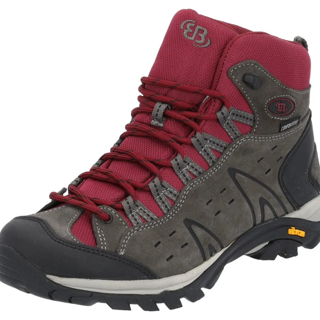 EB-Sport 221124, Wanderstiefel, Damen, grau/bordeaux