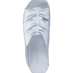 Esgano 1739600, Plateau-Pantoletten, Damen, Weiß