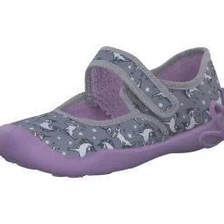 Fischer 642042-616, Hausschuhe & Pantoffeln, Kinder, grau/lila