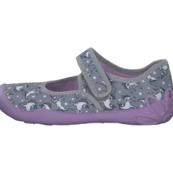 Fischer 642042-616, Hausschuhe & Pantoffeln, Kinder, grau/lila