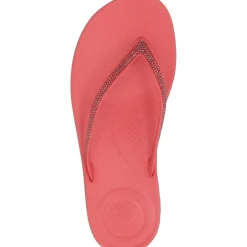 Fit Flop Iqushion Sparkle R08, Badeschuhe, Damen, rosy coral