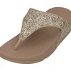 Fit Flop Lulu Glitter X03, Badeschuhe, Damen, latte beige