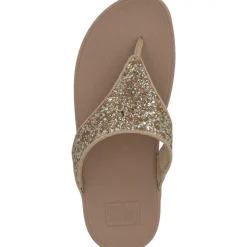 Fit Flop Lulu Glitter X03, Badeschuhe, Damen, latte beige
