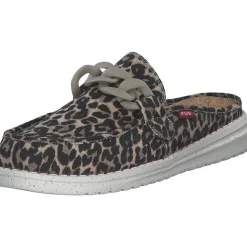 Fusion Ella, Plateau-Pantoletten, Damen, chain leo beige