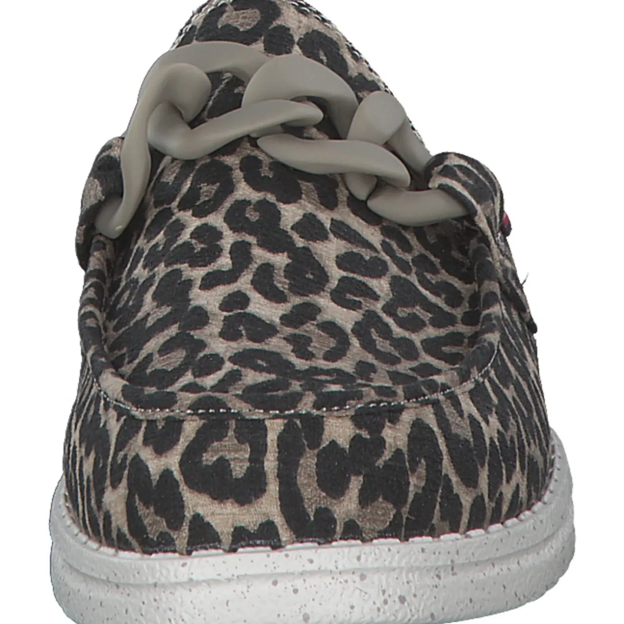 Fusion Ella, Plateau-Pantoletten, Damen, chain leo beige