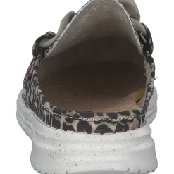 Fusion Ella, Plateau-Pantoletten, Damen, chain leo beige