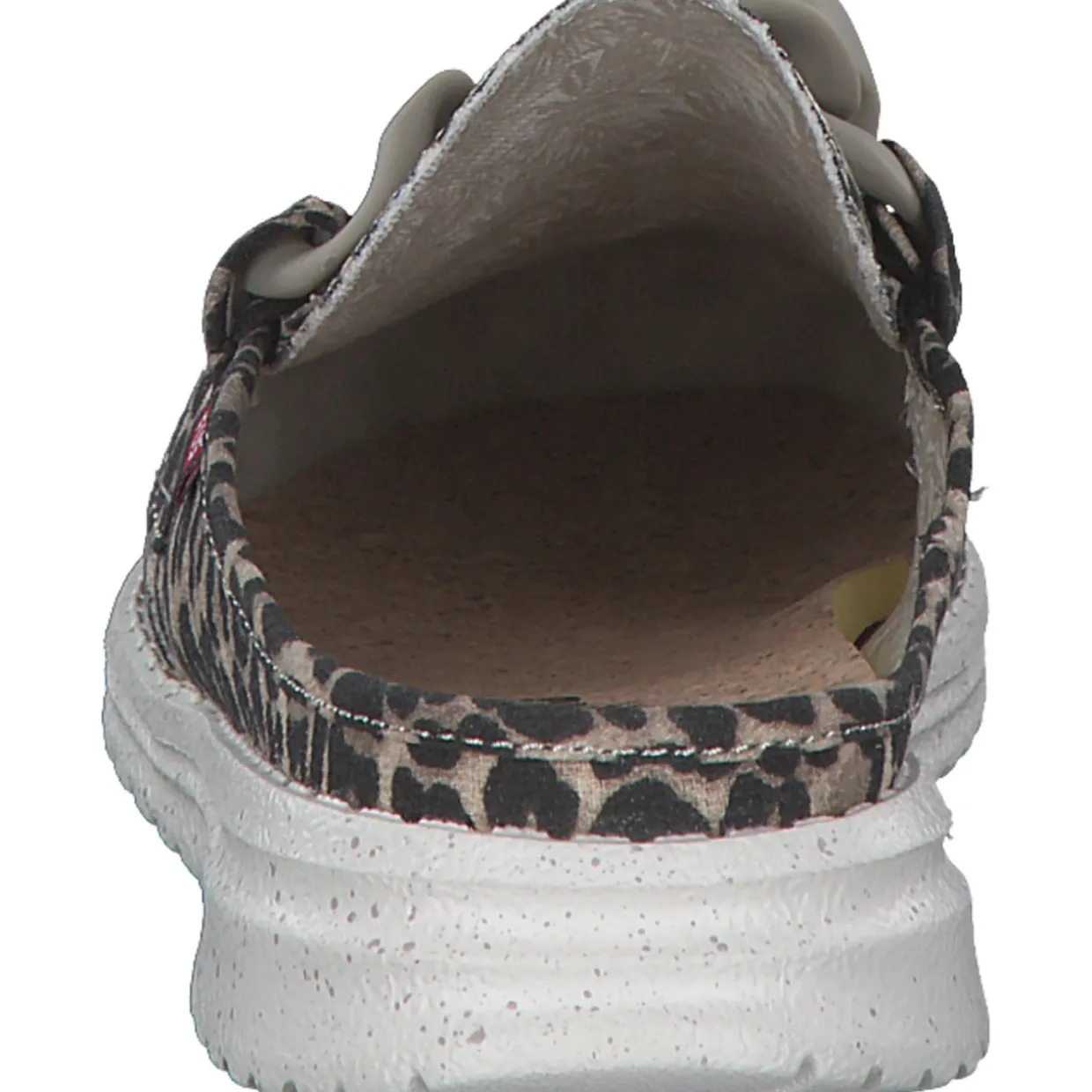 Fusion Ella, Plateau-Pantoletten, Damen, chain leo beige