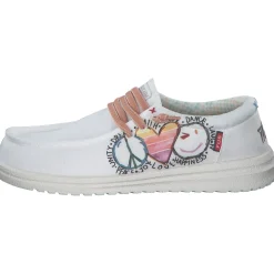 Fusion Graffiti, Schnürschuhe, Damen, graffiti peace love happiness