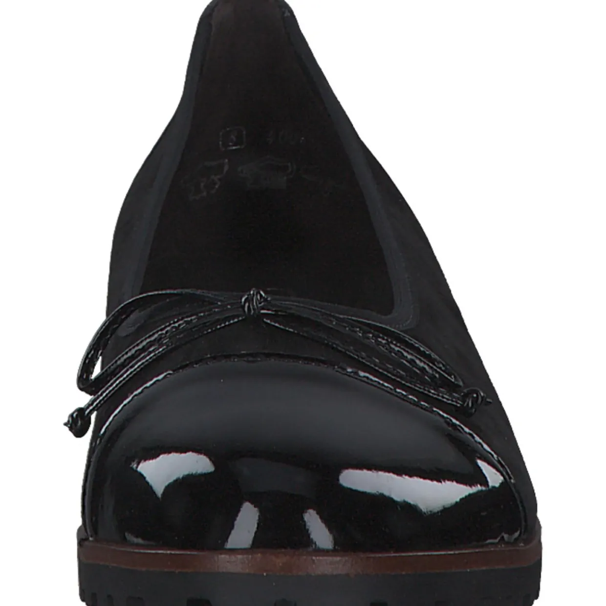 Gabor 94.100, Ballerinas, Damen, schwarz (cognac)