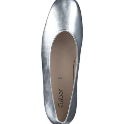 Gabor 64.140, Ballerinas, Damen, silber