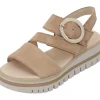 Gabor 64.627, Keilsandaletten, Damen, Beige