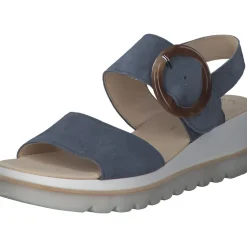 Gabor 84.645, Keilsandaletten, Damen, Blau