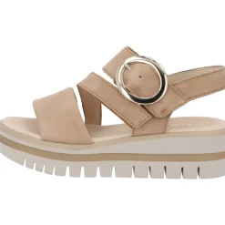 Gabor 64.627, Keilsandaletten, Damen, Beige