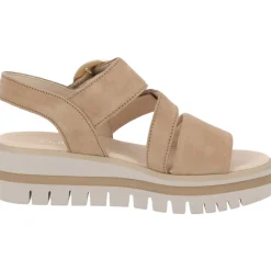 Gabor 64.627, Keilsandaletten, Damen, Beige