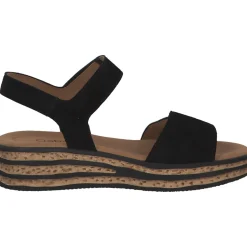 Gabor 44.554, Keilsandaletten, Damen, schwarz