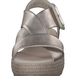 Gabor 64.572, Keilsandaletten, Damen, Puder