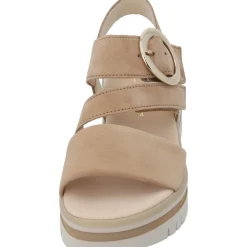 Gabor 64.627, Keilsandaletten, Damen, Beige