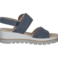 Gabor 84.645, Keilsandaletten, Damen, Blau