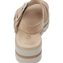 Gabor 64.627, Keilsandaletten, Damen, Beige