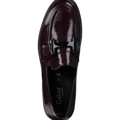 Gabor 52.452, Mokassins, Damen, burgund (schwlack)