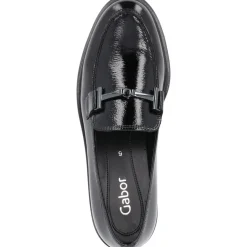 Gabor 35.211, Mokassins, Damen, schwarz(altsilber)