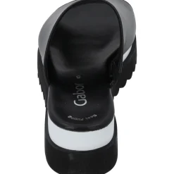 Gabor 84.613, Pantoletten, Damen, Schwarz