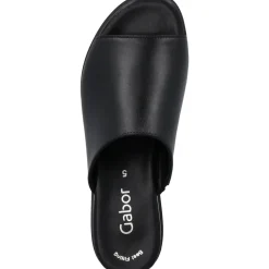 Gabor 84.613, Pantoletten, Damen, Schwarz