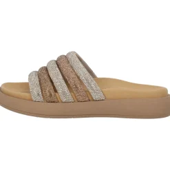 Gabor 43.752, Plateau-Pantoletten, Damen, gold kombi