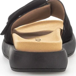 Gabor 43.751, Plateau-Pantoletten, Damen, Schwarz