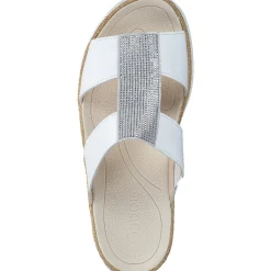 Gabor 43.721, Plateau-Pantoletten, Damen, weiss/ice