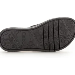 Gabor 43.751, Plateau-Pantoletten, Damen, Schwarz