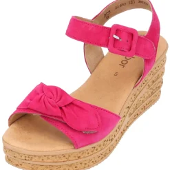 Gabor 24.653, Plateau-Sandaletten, Damen, pink