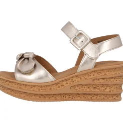 Gabor 44.653, Plateau-Sandaletten, Damen, puder (Kork/creme)