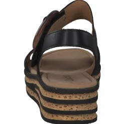 Gabor 84.550, Plateau-Sandaletten, Damen, Schwarz