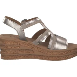 Gabor 44.655, Plateau-Sandaletten, Damen, puder/desert