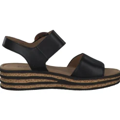 Gabor 84.550, Plateau-Sandaletten, Damen, Schwarz