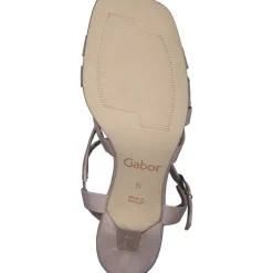 Gabor 21.781, Plateau-Sandaletten, Damen, rouge
