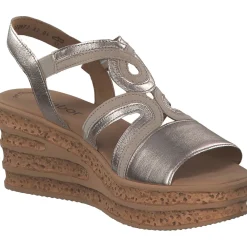 Gabor 44.655, Plateau-Sandaletten, Damen, puder/desert